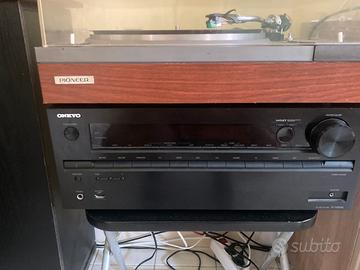 Amplificatore onkyo+sub jamo +centrale infinity