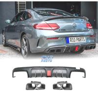 DIFFUSORE MERCEDES C205 15-21 LOOK BRABUS NERO LUC