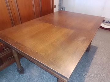 tavolo in legno massello allungabile 