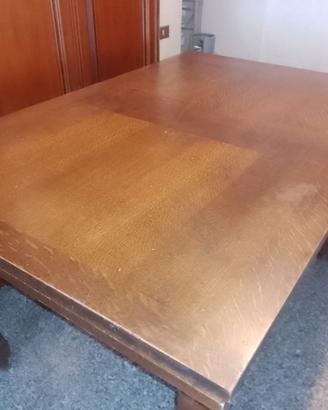 tavolo in legno massello allungabile 