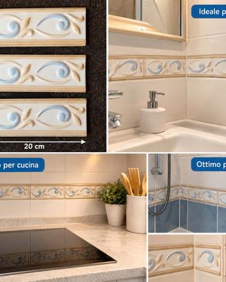Listelli decorativi ceramica 7,5x20 – 5,60 ml