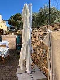 Ombrellone da giardino palo laterale