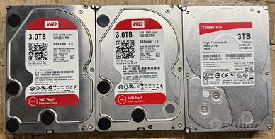 Stock 3 Hard disk SATA III 3TB per NAS
