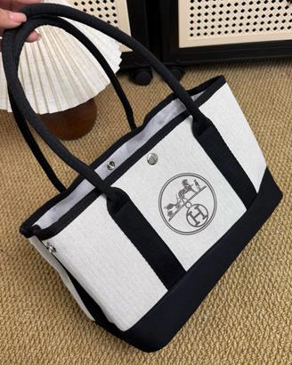 Tote bag Hermes in tessuto 