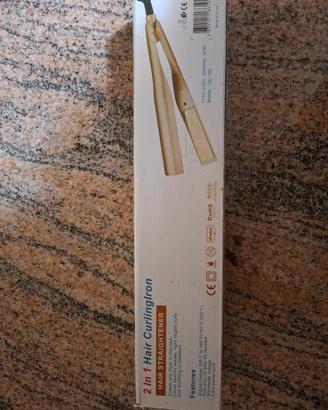 Piastra per capelli 2 in 1 