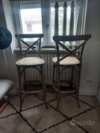 Coppia di sgabelli vintage