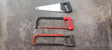 Tre seghetti varie misure nuovi mai usati