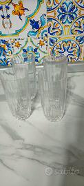 Set 4 bicchieri in Cristallo