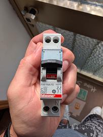 BTicino F881NA/10 Magnetotermico C10 10A 1P+N 4,5k