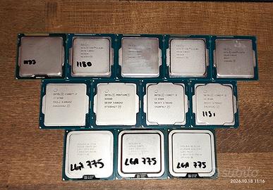 CPU Intel Varie (i7-6700 e altre 11)