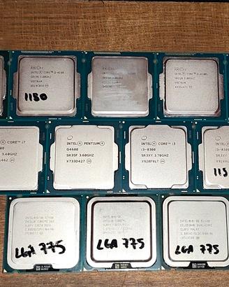 CPU Intel Varie (i7-6700 e altre 11)