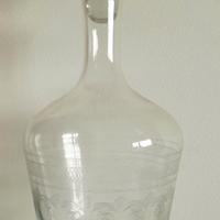 Bottiglia vintage cristallo francese