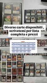 Carte magic the gathering CHIEDERE PER LISTA E INF