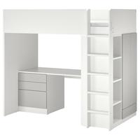 Letto soppalco ikea Smastad