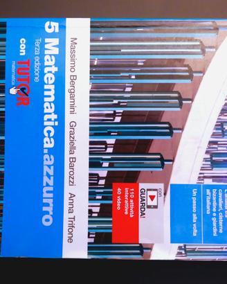 Libro scolastico matematica.azzurro 5 usato