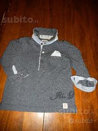 Maglia IKKS grigia per bambino 12/18mesi