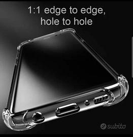 10 Pezzi x Cover Trasparente Silicone Antiurto s8+