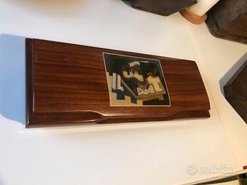 GRANDE SCATOLA PORTAGIOIE ANNI 60