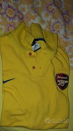 polo gialla originale arsenal nike