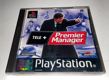 Tele+ PREMIER MANAGER PS1 originale COMPLETO