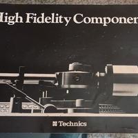 CATALOGO TECHNICS SL-1200MK2 AMPLI SINTONIZZATORI