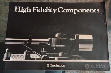 CATALOGO TECHNICS SL-1200MK2 AMPLI SINTONIZZATORI