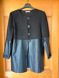 Giacca in alcantara e pelle morbidissima