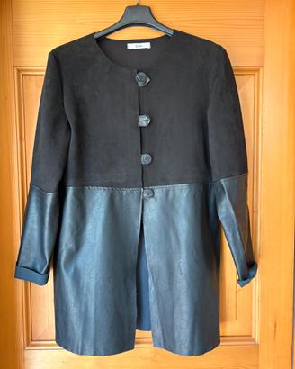 Giacca in alcantara e pelle morbidissima