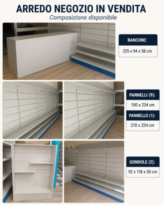 ARREDO NEGOZIO completo