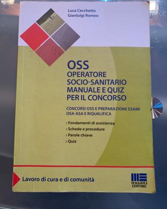OSS operatore socio-sanitario manuale e quiz