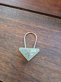 Portachiavi PRADA Logo Triangolo Vintage Cod.M 235
