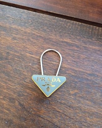 Portachiavi PRADA Logo Triangolo Vintage Cod.M 235