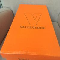 Sandali Valleverde blu con fibbia dorata 37