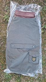 giacca imbottita militare verde o marrone XL