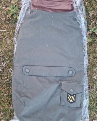 giacca imbottita militare verde o marrone XL