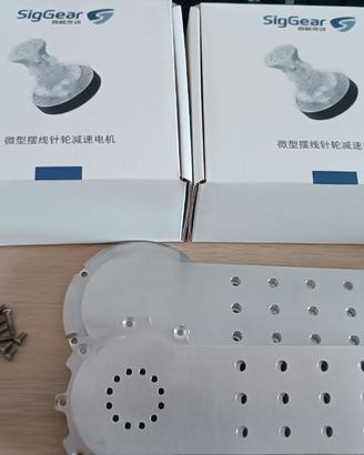 Attuatore robotico SigGear CPM-80-25 con riduttore