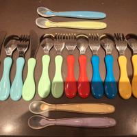 set di posate + cucchiai pappette
