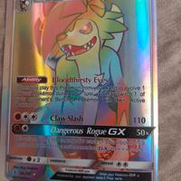 Carta pokemon lycanroc gx 156/145