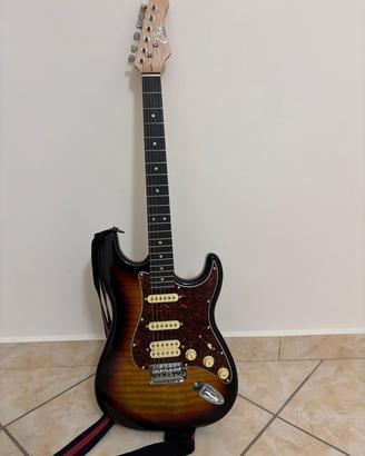 chitarra elettrica eko..e amplificatore marshall