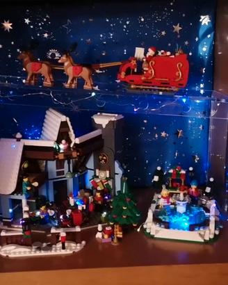 Diorama Lego natalizio