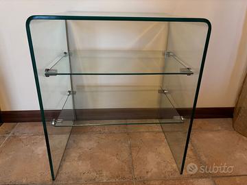 Coppia Comodini in vetro