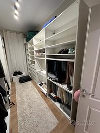 Cabina armadio ikea PAX legno bianco