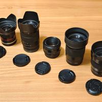 Lenti  Sony e  Nikon - obiettivi per fotocamera