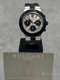 Bvlgari Aluminium Chronograph 38MM Con Card