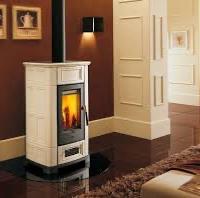 Rivestimento in mailolica per stufa Piazzetta p955