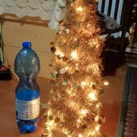 Alberto di natale con luci vintage 