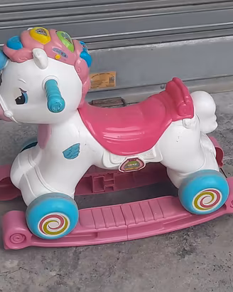 Unicorno Dondolo Cavalcabile