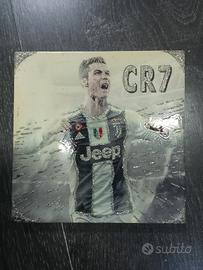 quadretto Cristiano Ronaldo decorato e lavorato a 