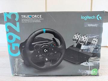VOLANTE LOGITECH G923 PARI AL NUOVO CON ACCESSORI