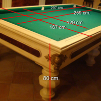 Biliardo "MBM" da competizione completo